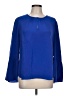 J.Crew Blue Long Sleeve Blouse Size 12 - photo 1