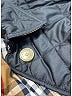 Burberry 100% Polyester Argyle Black Jacket Size L - photo 8