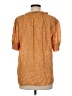 DR2 100% Rayon Orange Short Sleeve Blouse Size M - photo 2