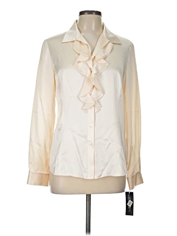 Lafayette 148 New York Long Sleeve Blouse (view 1)