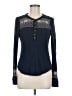 Faherty Blue Long Sleeve Blouse Size M - photo 1