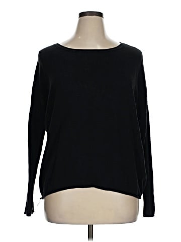 Garnet Hill Silk Pullover Sweater (view 1)