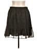 Ann Taylor LOFT 100% Polyester Animal Print Brown Casual Skirt Size L - photo 2