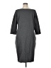 Talbots Solid Gray Casual Dress Size 16 - photo 2