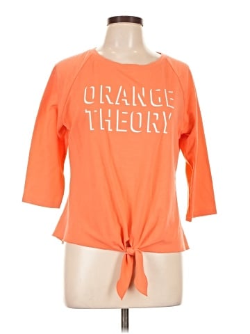 orange theory 3/4 Sleeve Top (view 1)