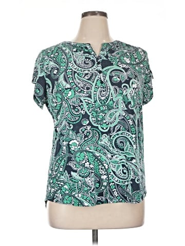 Liz Claiborne Short Sleeve Blouse (view 1)