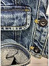 Self-Portrait 100% Cotton Blue Denim Top Size 4 - photo 8
