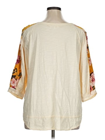 Umgee 3/4 Sleeve Blouse (view 2)