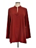 Ann Taylor 100% Polyester Burgundy 3/4 Sleeve Blouse Size L - photo 1