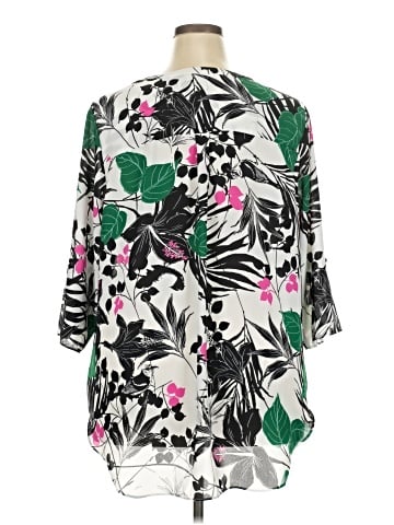 Worthington 3/4 Sleeve Blouse (view 2)