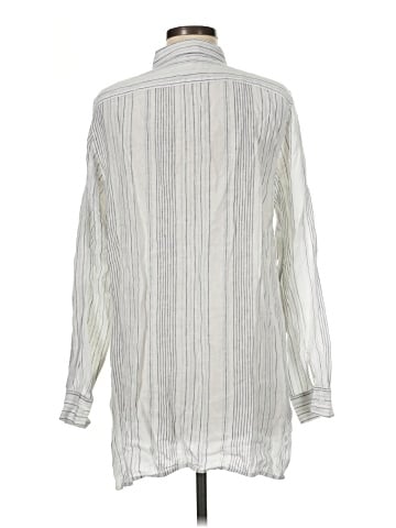 Garnet Hill Long Sleeve Button-Down Shirt (view 2)