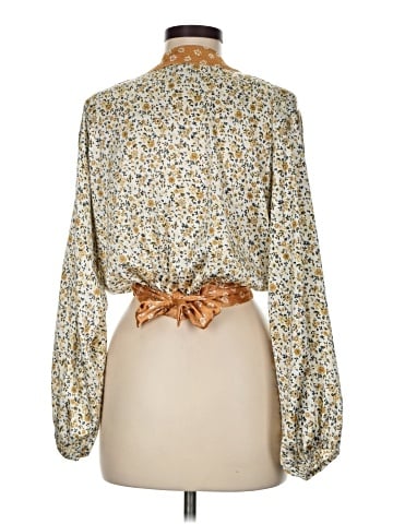 Topshop Long Sleeve Blouse (view 2)