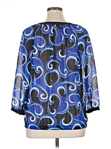 INC International Concepts 3/4 Sleeve Blouse (view 2)