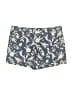 Ann Taylor LOFT Print Blue Shorts Size 8 - photo 1