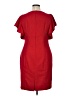 Calvin Klein Solid Red Cocktail Dress Size 14 - photo 2