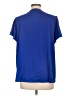 Vince Camuto 100% Polyester Blue Short Sleeve Blouse Size L - photo 2