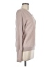 Stella & Dot Chevron-herringbone Tan Pink Pullover Sweater Size M - photo 4