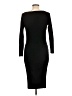 White Mark Solid Black Cocktail Dress Size L - photo 2