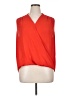 INC International Concepts 100% Polyester Orange Sleeveless Blouse Size 14 - photo 1