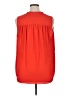 INC International Concepts 100% Polyester Orange Sleeveless Blouse Size 14 - photo 2
