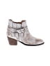 Diba True 100% Leather Gray Ankle Boots Size 6 1/2 - photo 1