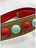 Fendi Teal Tan Leather Studded Bag Strap One size - photo 3