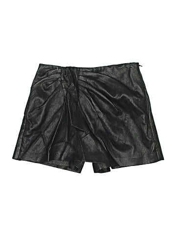 Zara Faux Leather Skirt (view 1)