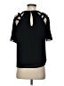 Naked Zebra 100% Polyester Black Short Sleeve Blouse Size S - photo 2