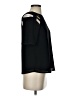 Naked Zebra 100% Polyester Black Short Sleeve Blouse Size S - photo 4