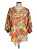 Rose + Olive Orange 3/4 Sleeve Blouse Size M - photo 1