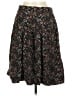 Peruvian Connection 100% Viscose Floral Black Casual Skirt Size 6 - photo 1