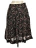 Peruvian Connection 100% Viscose Floral Black Casual Skirt Size 6 - photo 2