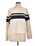 J.Crew 100% Cotton Stripes Ivory Pullover Sweater Size L - photo 1