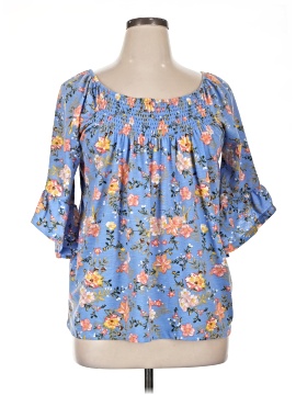 Absolutely Famous 3/4 Sleeve Blouse