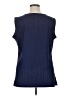 Notations Blue Sleeveless T-Shirt Size 1X - photo 2