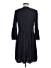 Ann Taylor 100% Polyester Solid Black Casual Dress Size 6 - photo 2