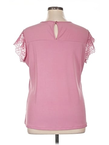 NY Collection Short Sleeve Top (view 2)