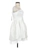 Lulus 100% Polyester White Cocktail Dress Size S - photo 4