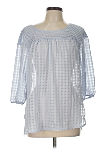 LC Lauren Conrad 3/4 Sleeve Blouse (view 1)