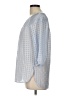 LC Lauren Conrad 100% Polyester Silver 3/4 Sleeve Blouse Size L - photo 5