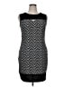 En Focus Studio Chevron-herringbone Black Casual Dress Size 14 - photo 1