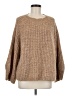 Weekend Stories Tweed Tan Wool Pullover Sweater Size M - photo 1