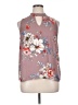 Collective Concepts 100% Polyester Floral Pink Sleeveless Blouse Size XL - photo 1