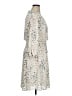 Habitual 100% Polyester Polka Dots Ivory Tan Cocktail Dress Size XL (4) - photo 4