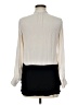 Assorted Brands Color Block Ivory Long Sleeve Blouse One size - photo 2