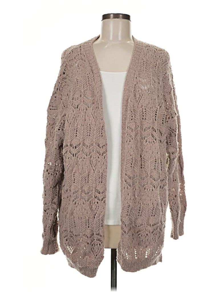 Pre-owned Altar'd State Cardigan Sweater In Tan