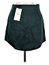 Zara 100% Polyester Solid Teal Casual Skirt Size M - photo 2