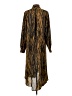 Cos 100% Polyester Animal Print Brown Casual Dress Size 4 - photo 2