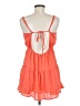TOBI 100% Polyester Solid Orange Casual Dress Size M (estimated) - photo 2