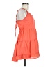 TOBI 100% Polyester Solid Orange Casual Dress Size M (estimated) - photo 4